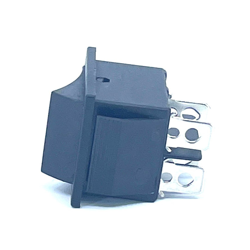 Kolískový vypínač ON-OFF, 2-poloh. čierny, 16A, 250V, 0-I