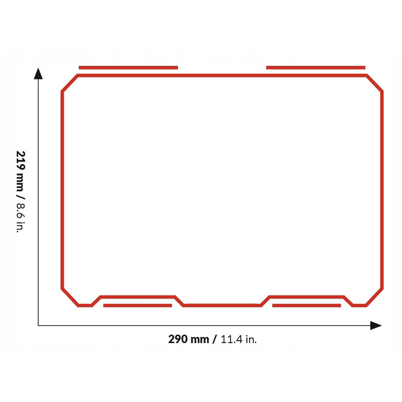Sada 4 organizérov Compact SET 1B - čierne