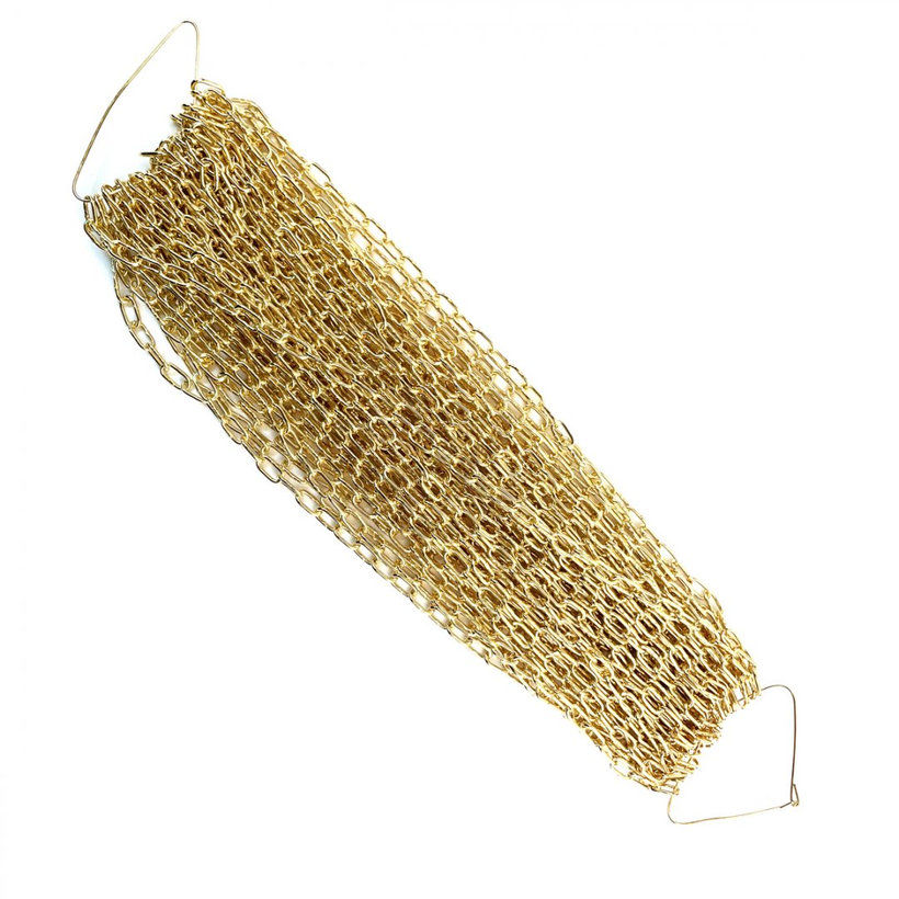 Reťaz ozdobná žltý zinok 1,6mm