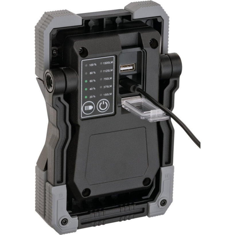 Mobilný nabíjateľný LED reflektor RUFUS 1500 MA