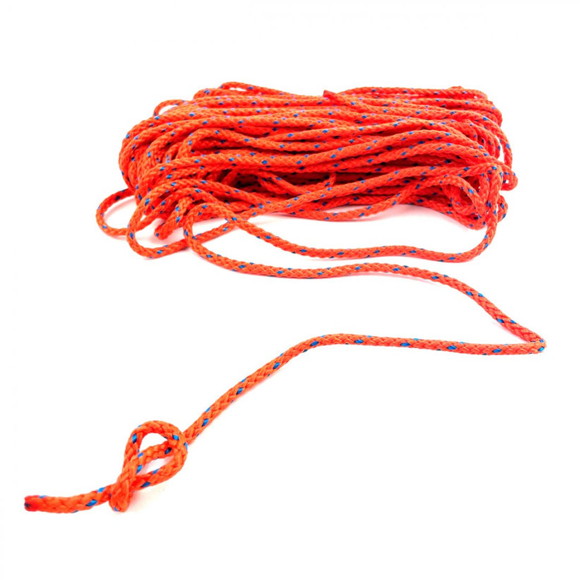 Polypropylénová šnúra pletená bez jadra farebná 20m 4mm