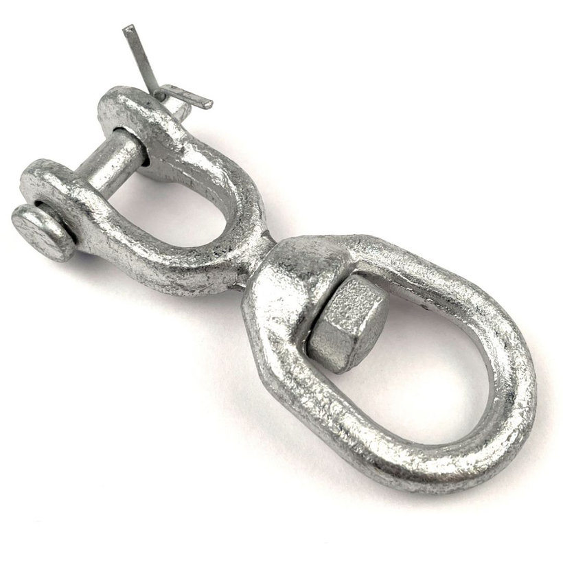 Oko otočné s vidlicou žiarový zinok M6