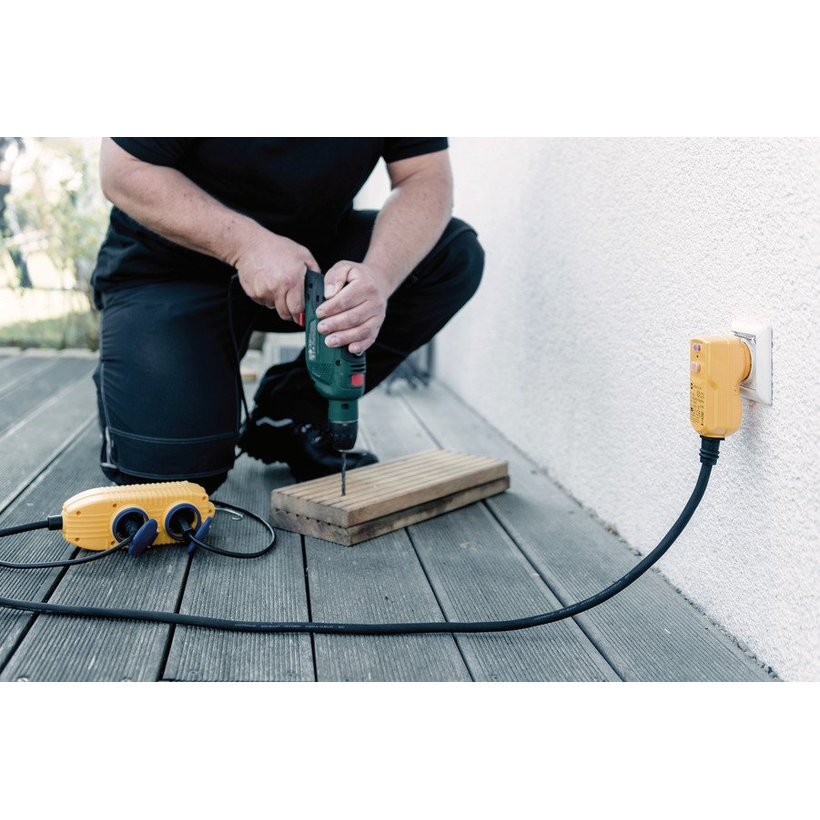 Stavebný kábel  s blokom PowerBlock 10m