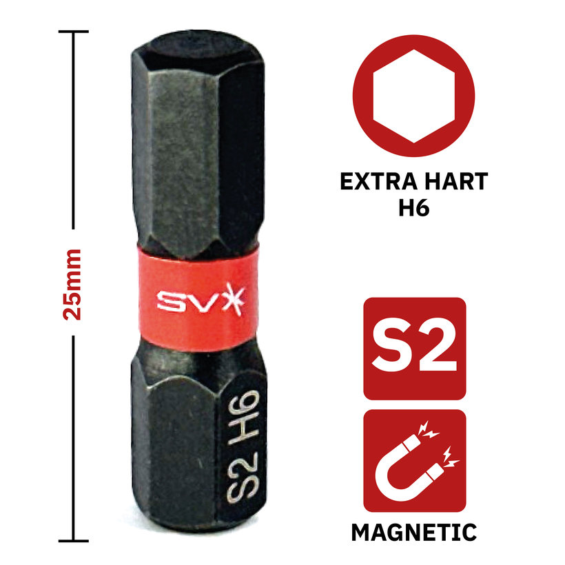 Bit magnetický H6x25 mm