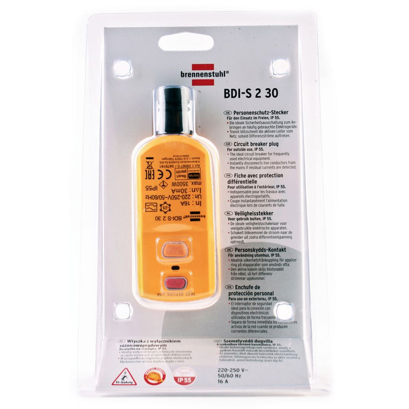 Mobilný prúdový chránič k bazénom a na kosenie BDI-S 2 30