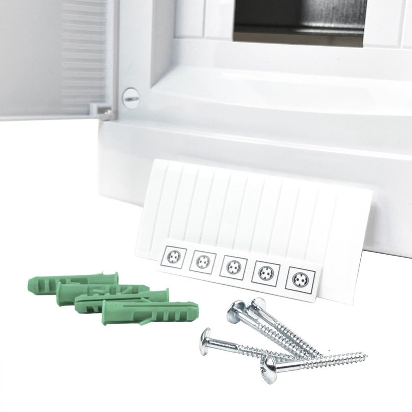 Rozvodnica nadomietková biela N8 - C/N 215x236x102mm