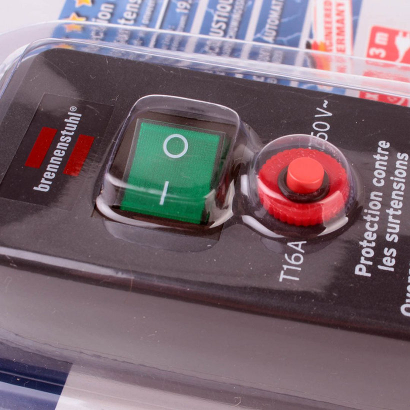 Prepäťová ochrana 6-zásuvková, antracit 3m