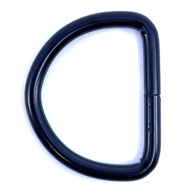 Krúžok zváraný tvar D čierny 4x30mm