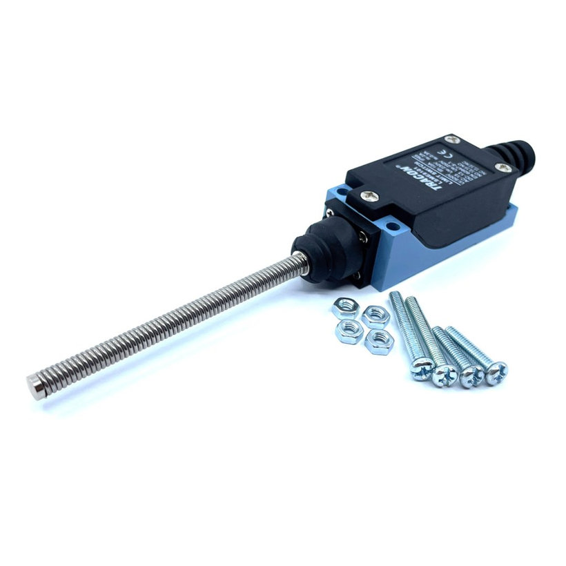 Koncový spínač s pružinovou pákou