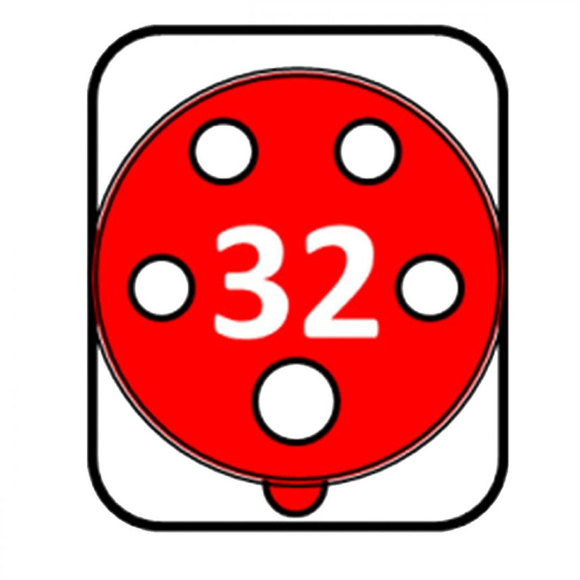 Zásuvka 400V 32A/5 ISB3253