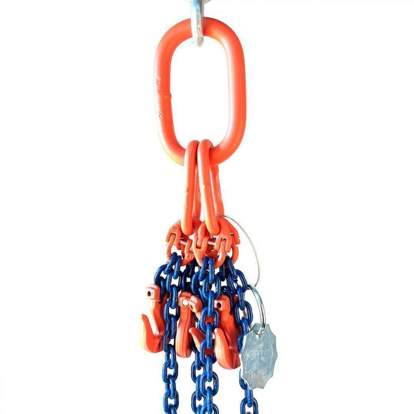 Reťazový záves oko-4 hák tr 100 so skracovačom (5,5 m, 3000/2120 kg, 6 mm)