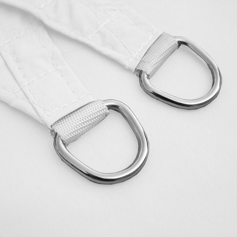 Tieniaca plachta nepremokavá biela 3x3x3 m