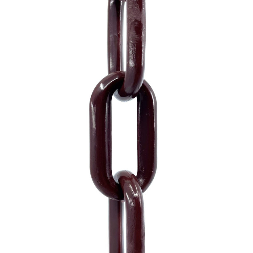 Plastová reťaz hnedo/bordová 6mm