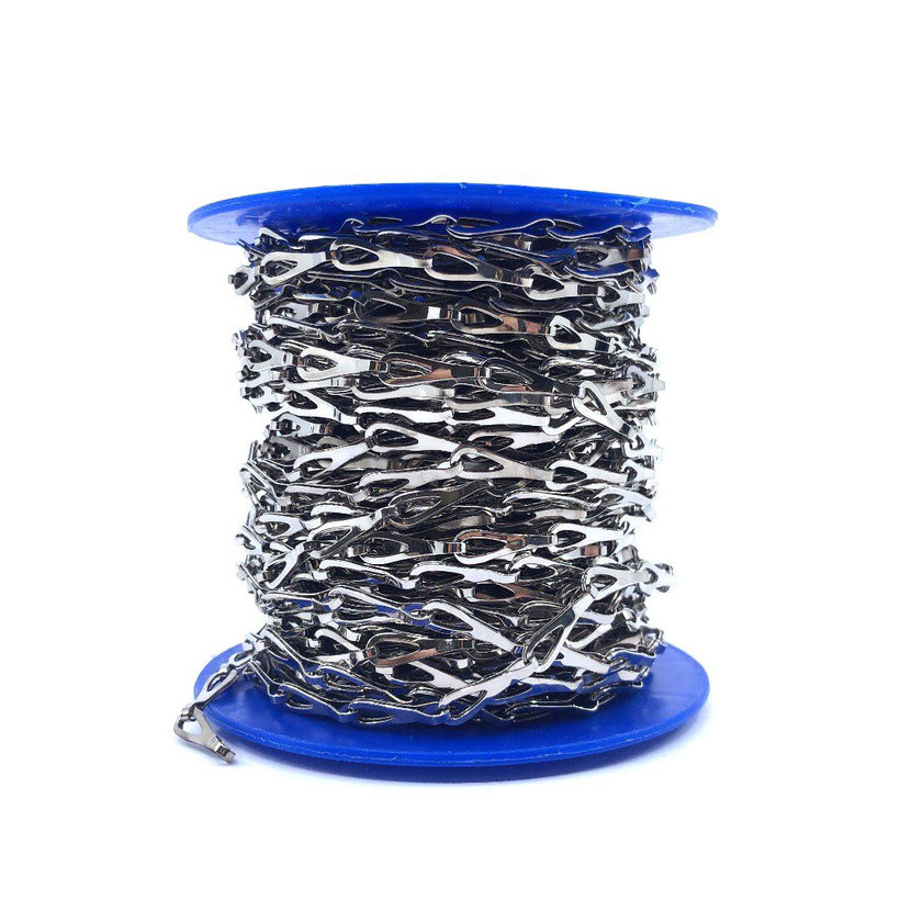 Reťaz patentná poniklovaná mosadz A 0,4mm