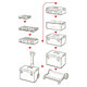 Box QBRICK® System PRO RED ULTRA HD 450x330x170mm