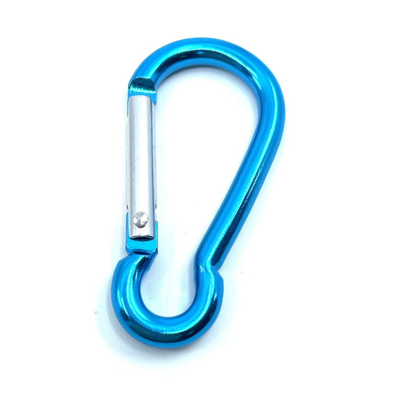 Karabína hliníková - modrá 6mm