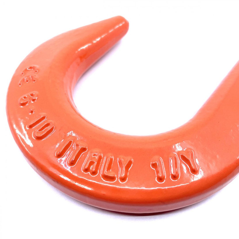 Zlievarenský hák s vidlicou tr 100 oranžový 16mm