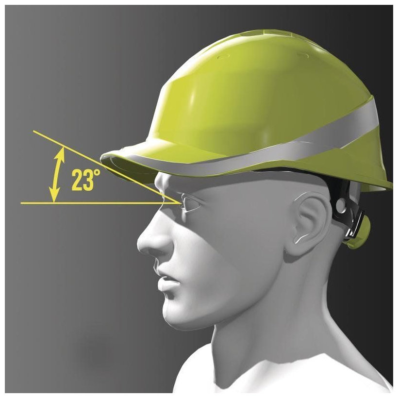 Bezpečnostná prilba DIAMONDVI žltá