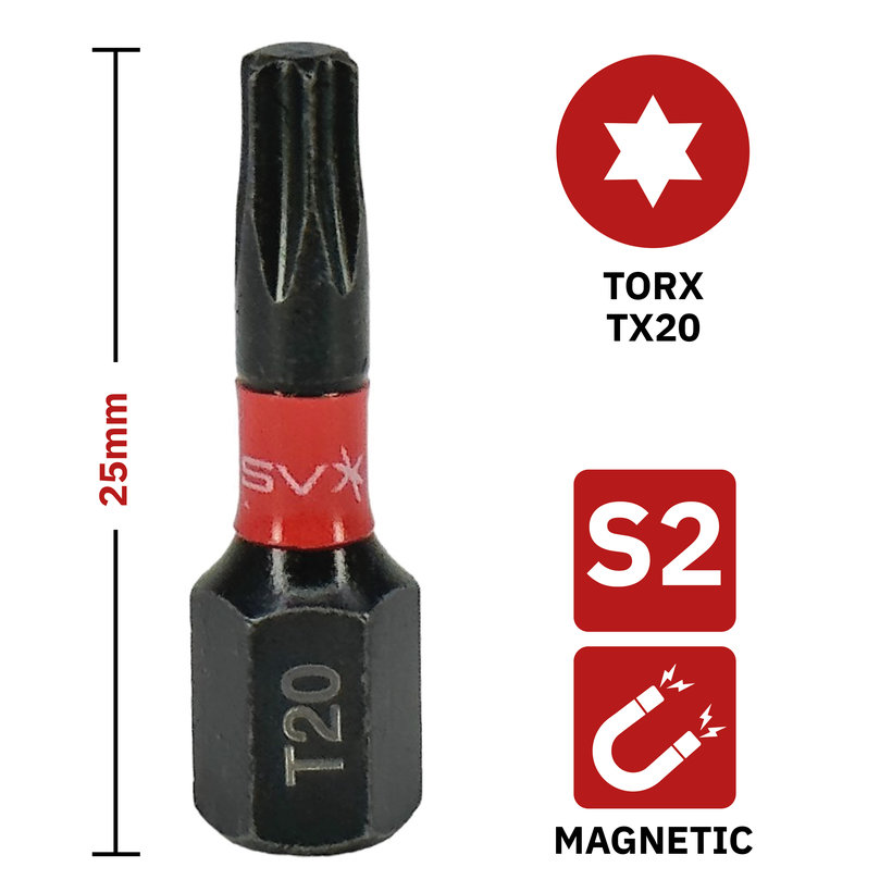 Bit magnetický TX20x25 mm