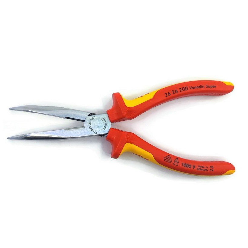 Kliešte polguľaté s britmi 200 mm