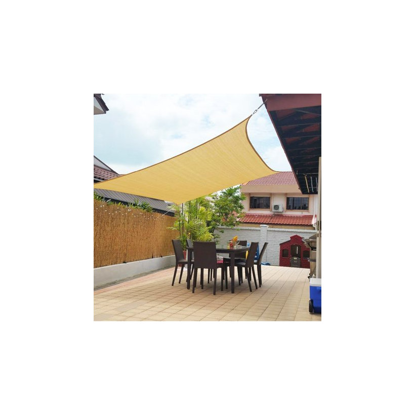 Tieniaca plachta béžová 5x5 m