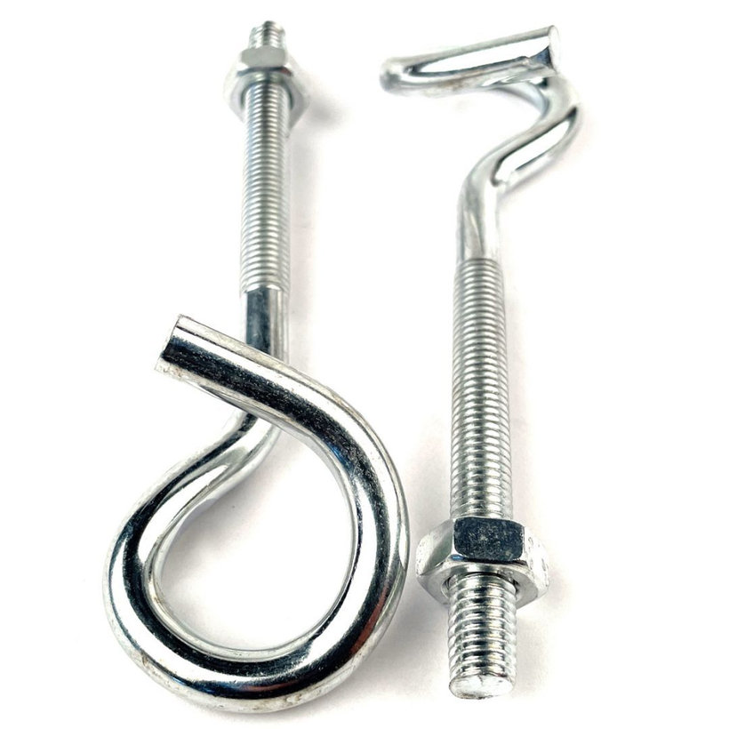 Hák hojdačkový so závitom zn M8x120mm