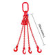 Reťazový záves oko-4 hák tr 80 so skracovačom (2m, 4250/3000 kg, 8mm)