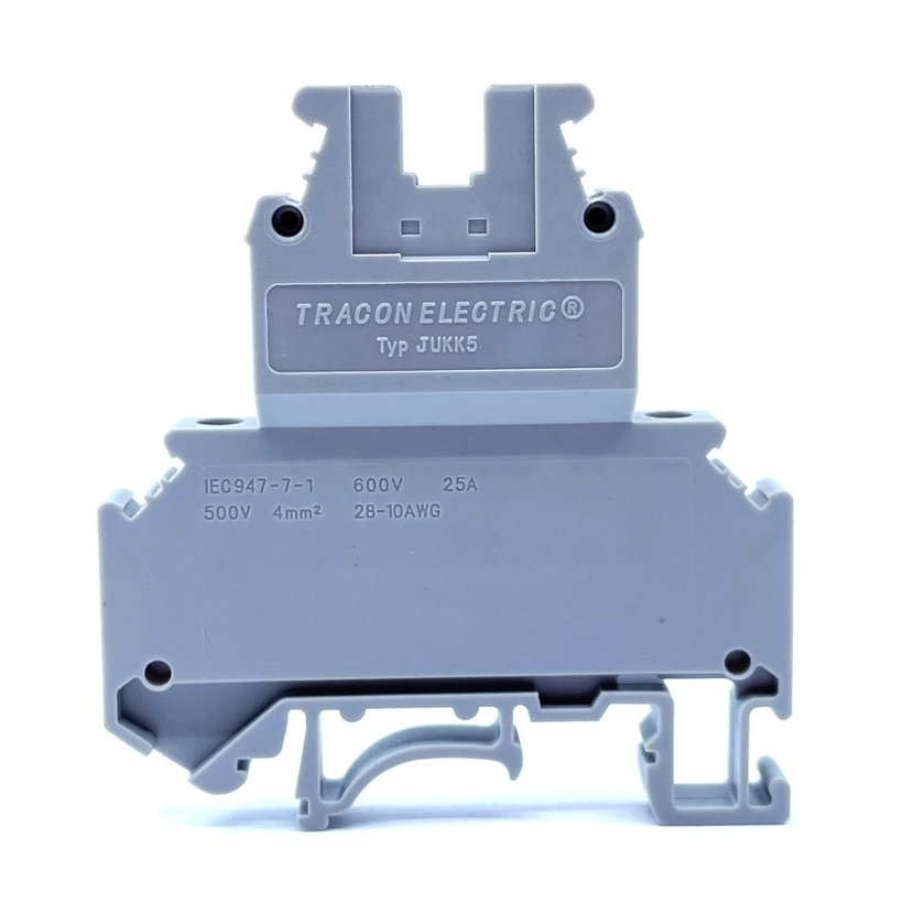 Dvojnásobná radová svorka pre fázový (L) vodič 4mm²