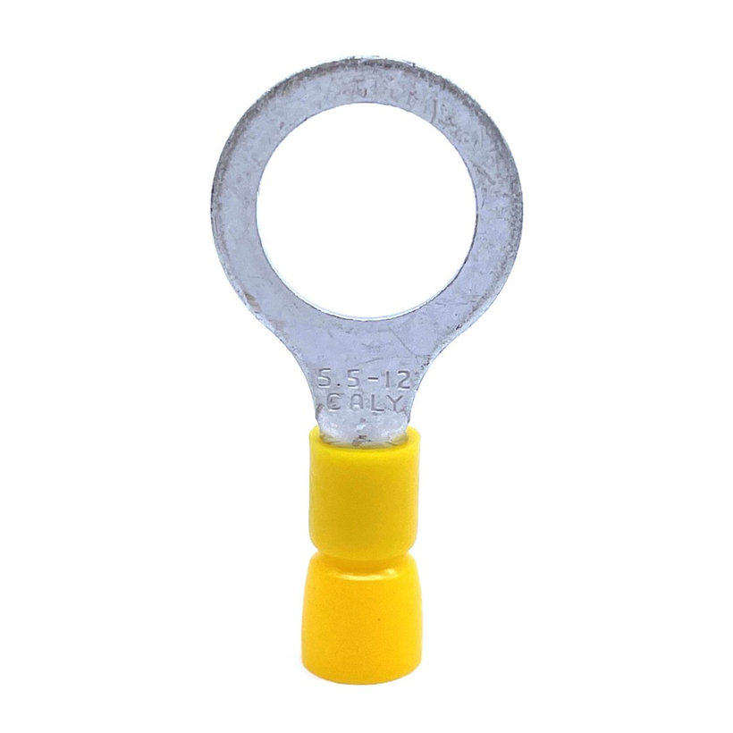 Izolované Cu káblové oká lisovacie žlté 6mm²