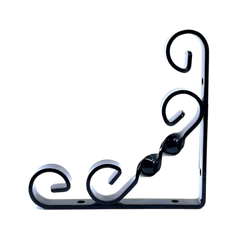 Konzola dekoratívna čierna WO 150