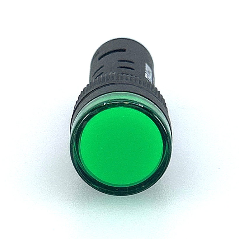 Kontrolka LED zelená 16mm