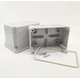 Montážna krabica vysoká IP55 nepriehľadná 150x110x140mm