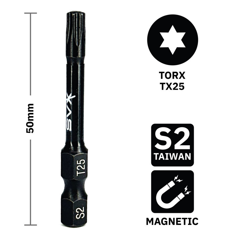 Bit magnetický TX25x50 mm
