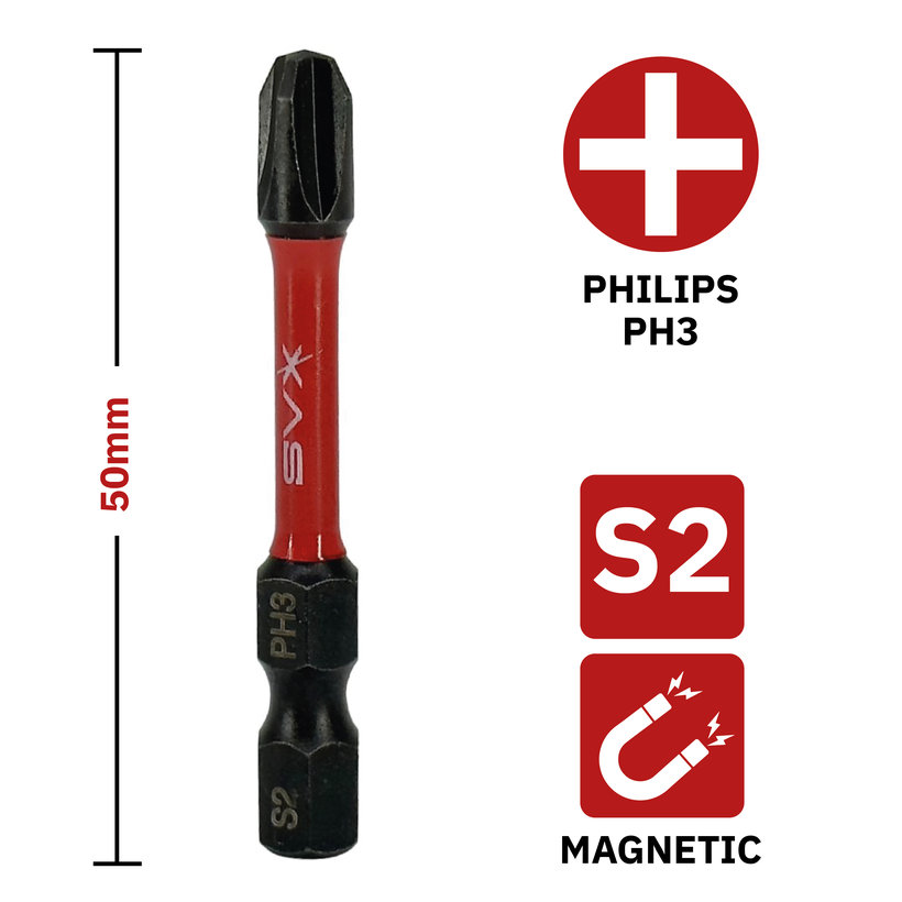 Bit magnetický PH3x50 mm