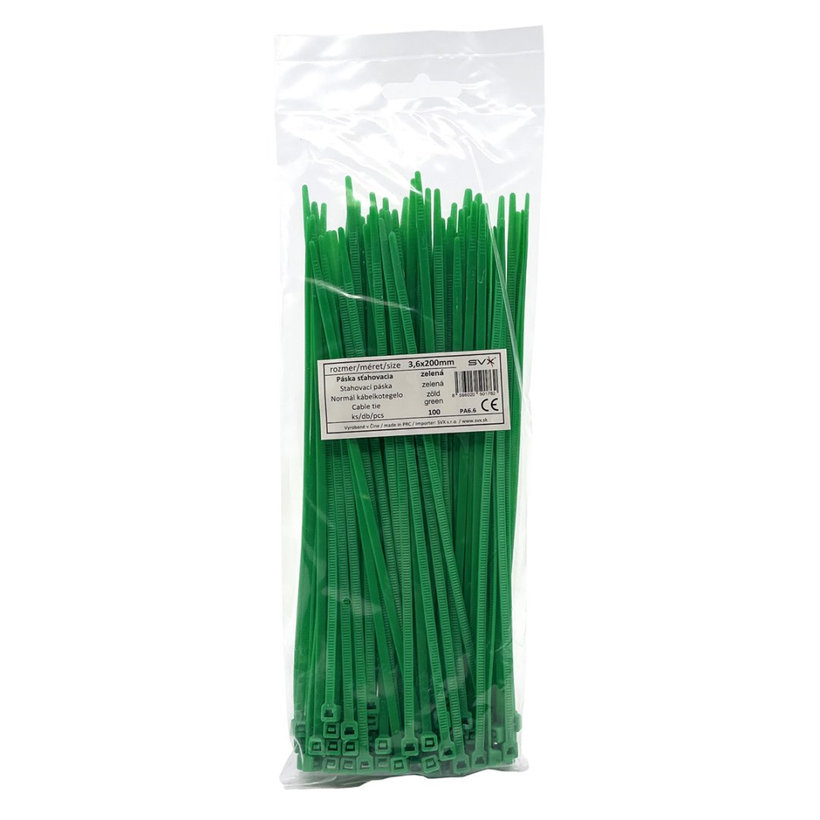 Sťahovacia páska zelená 2,5x100mm