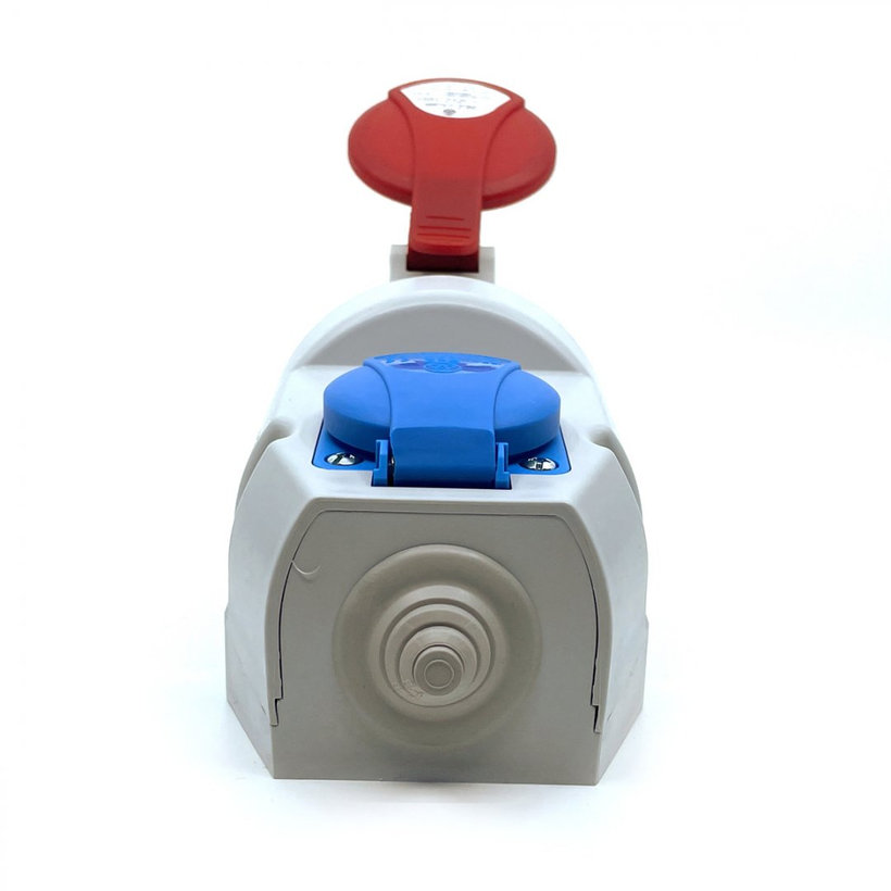 Zásuvka nástenná IZVZ 1653 16A 5p + 230V