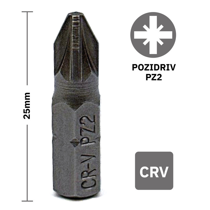 Bit PZ2x25 mm