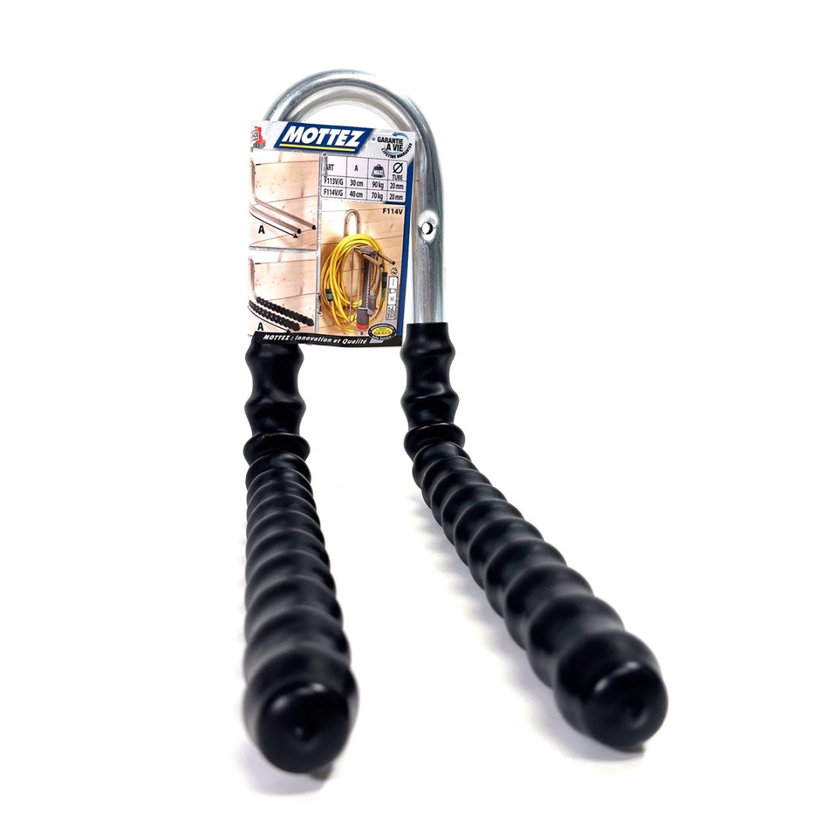 Hák dvojitý pogumovaný