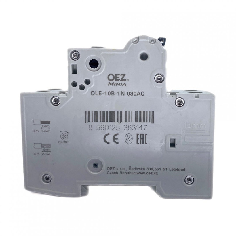 Prúdový OLE 10B/1N/003 chránič