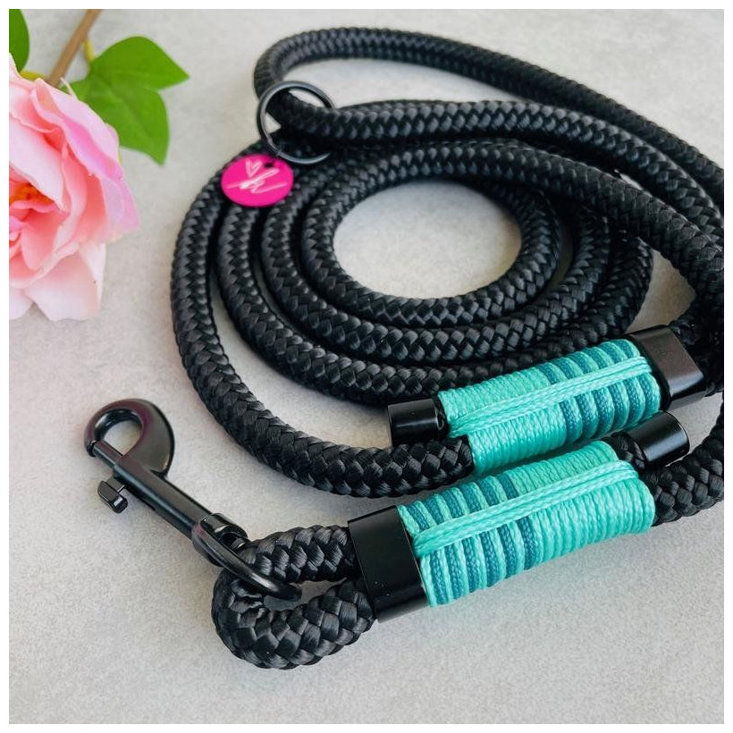 Karabína otočná čierna 80x20mm