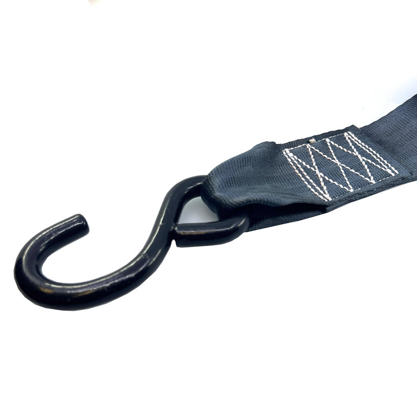 Upínací samonavíjací pás /gurtňa/ s navíjačom a hákmi 1,8M