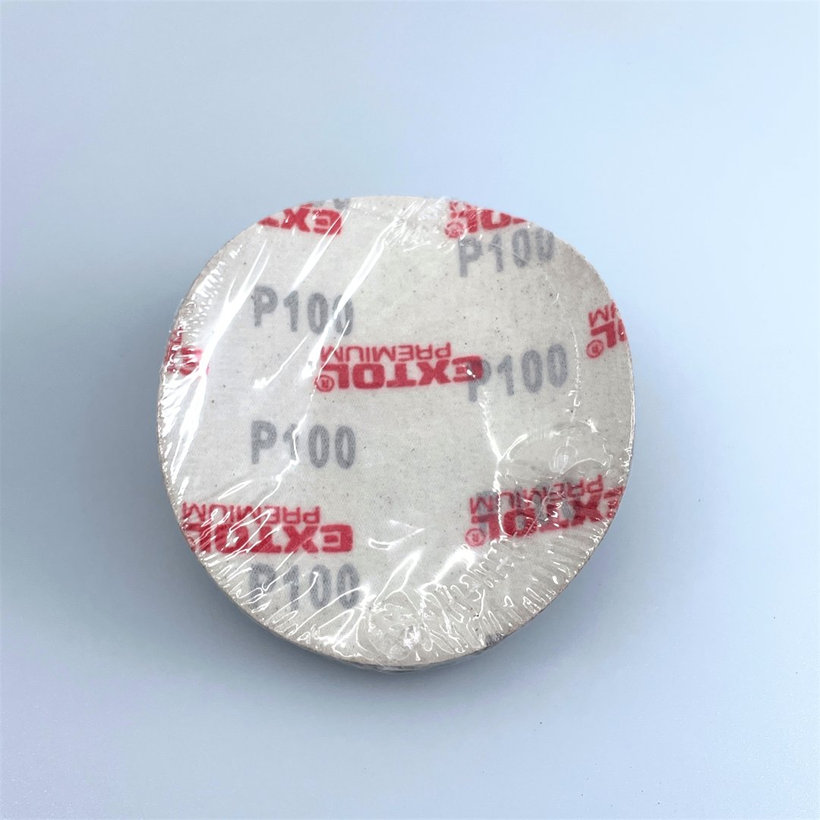 Brúsny papier na suchý zips - kruh 150mm P100 10ks