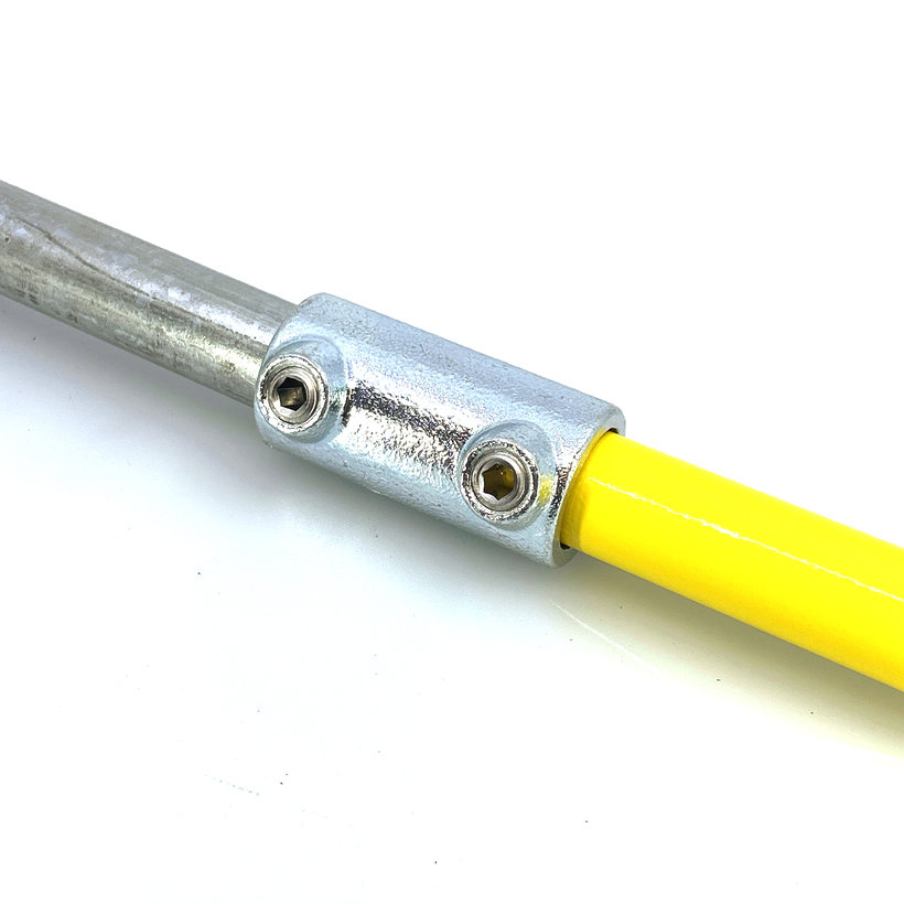 Rúrkový konektor 27 mm - pozinkovaný