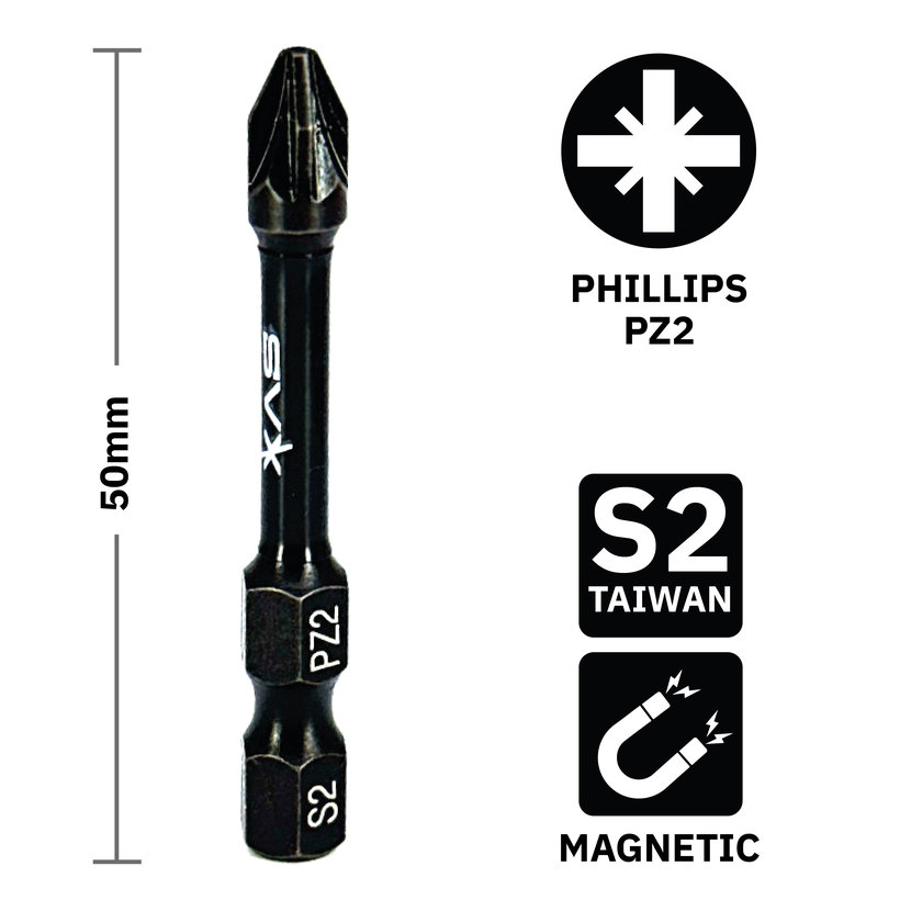 Bit magnetický PZ2x50 mm