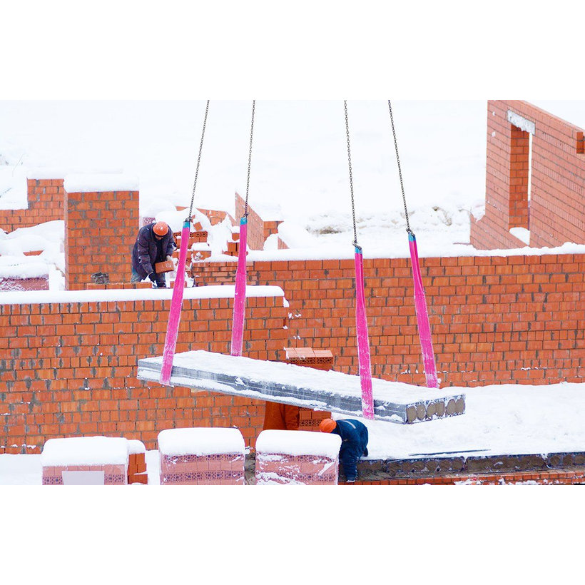 Nekonečná slučka - zdvíhací pás Červený 5T/8-16M