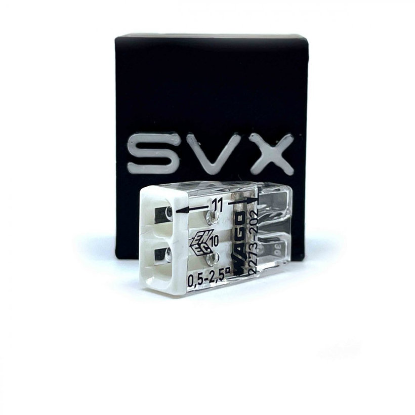 Spojovacia svorka bezskrutková - 2 vodiče