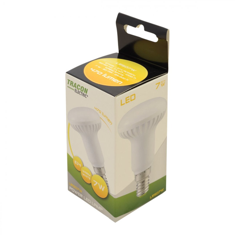 LED žiarovka reflektorová E14 7W - teplá biela