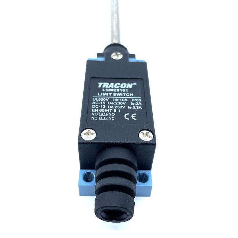 Koncový spínač s pružinovou pákou