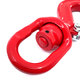 Otočný hák s ložiskom tr 80 červený 5,3T