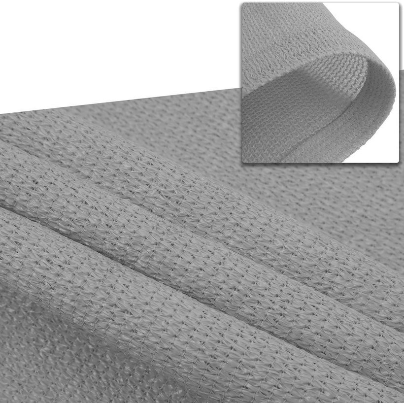 Tieniaca plachta antracit 3,6x3,6x3,6 m